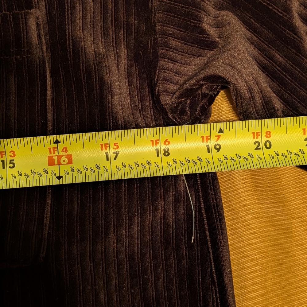 NWOT No Boundaries Black Ribbed Brushed Corduroy Button-Up Shirt with Pocket - Picture 10 of 10